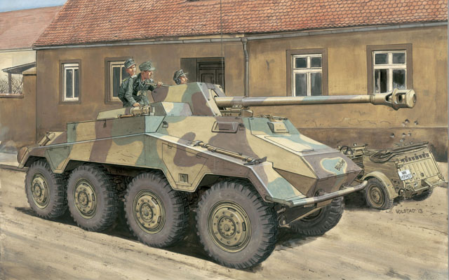Пятничные арты - Sd.Kfz. 234/4 и M4A1
